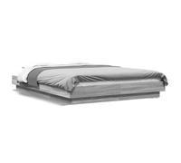 (grey sonoma, 140 x 200 cm) vidaXL Bed Frame Home Bed Base Mattress Foundation Bedstead Engineered Wood