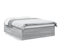 (grey sonoma, 150 x 200 cm/ 45 cm) vidaXL Bed Frame Bedroom Bed Base Bedstead White 120x200 cm Engineered Wood
