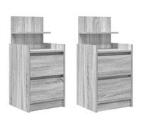 Bedside Table Nightstand Bed Cabinet Bed Table Side Table For Bedroom vidaXL