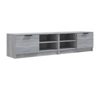 (grey sonoma, 2) vidaXL 1/2x TV Cabinet Engineered Wood Media Unit HiFi Cabinet Multi Colours