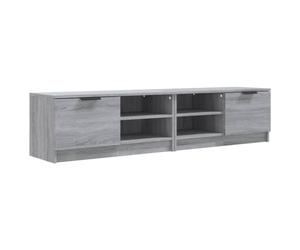 (grey sonoma, 2) vidaXL 1/2x TV Cabinet Engineered Wood Media Unit HiFi Cabinet Multi Colours