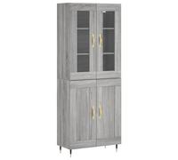 Highboard Sideboard Tall Storage Cabinet Side Cabinet Engineered Wood vidaXL