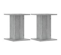 (grey sonoma, 30 x 30 x 40 cm) vidaXL Plant Stands Garden Plant Pot Holder Flower Stand 2 pcs Engineered Wood
