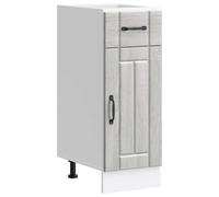 (grey sonoma, 30 x 46 x 81.5 cm) vidaXL Oven Cabinets Kitchen Cabinet Oven Unit 2 pcs Kalmar Engineered Wood