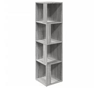 (Grey sonoma, 33 x 33 x 132 cm (W x D x H)) vidaXL Corner Cabinet Rack Standing Shelf Storage Cabinet Engineered Wood