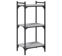 (grey sonoma, 40 x 30 x 86 cm) vidaXL Bookcase Bookshelf Storage Cabinet Rack Book Shelf Engineered Wood