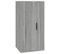 (grey sonoma, 40 x 34.5 x 80 cm/ 1 pcs) vidaXL Wall Mounted TV Cabinet Hanging TV Stand TV Unit Entertainment Centre