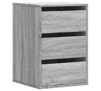 vidaXL Corner Chest of Drawers Grey Sonoma 40x41x58 cm Engineered Wood