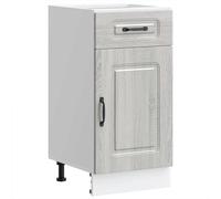 (grey sonoma, 40 x 46 x 81.5 cm) vidaXL Kitchen Base Cabinet Kalmar Smoked Oak Engineered Wood