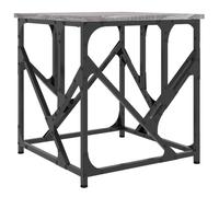 vidaXL Coffee Table Grey Sonoma 45x45x47.5 cm Engineered Wood