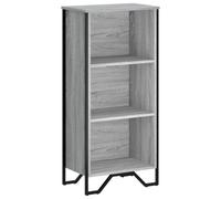 (grey sonoma, 50 x 31 x 106 cm) vidaXL Bookcase Bookshelf Book Rack Storage Cabinet Sonoma Oak Engineered Wood
