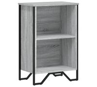 (grey sonoma, 50 x 31 x 74.5 cm) vidaXL Bookcase Bookshelf Book Rack Storage Cabinet Sonoma Oak Engineered Wood