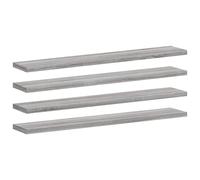 (grey sonoma, 60 x 10 x 1.5 cm) vidaXL Bookshelf Board Extra Shelf Replacement Panel DIY Board Engineered Wood