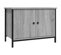 Vidaxl Tv Cabinet With Doors Grey Sonoma 60X35X45 Cm Engineered Wood, Grey
