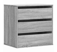 vidaXL Corner Chest of Drawers Grey Sonoma 60x41x58 cm Engineered Wood