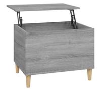 (grey sonoma, 60 x 44.5 x 45 cm) vidaXL Coffee Table Engineered Wood End Centre Accent Side Table Multi Colours
