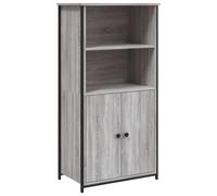 (grey sonoma, 62 x 36 x 121.5 cm) vidaXL Highboard Sideboard Storage Cabinet Home Side Cabinet Engineered Wood
