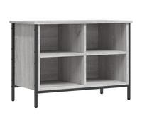 Shoe Cabinet Grey Sonoma 69x35x50 cm Engineered Wood & Iron Industrial Rustic.