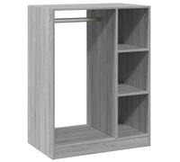 (grey sonoma, 74x48x102 cm/10 kg) vidaXL Wardrobe Organiser Bedroom Closet Clothes Storage Shelf Engineered Wood