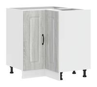 (grey sonoma, 75.5 x 75.5 x 81.5 cm) vidaXL Kitchen Base Cabinet Kalmar Smoked Oak Engineered Wood