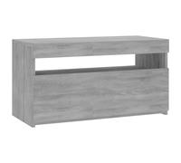 (grey sonoma, 75 x 35 x 40 cm) vidaXL TV Cabinet with LED Lights Sideboard TV Stand TV Unit Hifi Cabinet