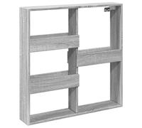 (grey sonoma, 80 x 15 x 80 cm) vidaXL Wall Cabinet Wall Cupboard Storage Hanging Cabinet Engineered Wood