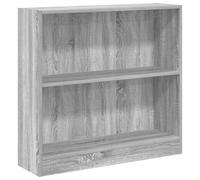(grey sonoma, 80 x 24 x 76 cm) vidaXL Book Cabinet Display Rack Bookshelf Storage Shelf Rack Engineered Wood