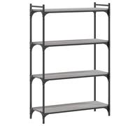 (grey sonoma, 80 x 30 x 120 cm) vidaXL Bookcase Bookshelf Storage Cabinet Rack Book Shelf Engineered Wood