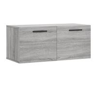 (grey sonoma, 80 x 36.5 x 35 cm) vidaXL Wall Cabinet Wall Storage Display Cabinet Grey Sonoma Engineered Wood