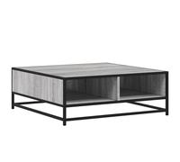 (grey sonoma, 80 x 80 x 30 cm) vidaXL Coffee Table Hallway Tea End Table Side Table Engineered Wood and Metal