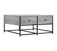 (grey sonoma, 80 x 80 x 40 cm) vidaXL Coffee Table Living Room Tea Side Table Sofa Table Engineered Wood