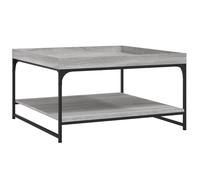 (grey sonoma, 80 x 80 x 45 cm) vidaXL Coffee Table Side Table Sofa Table Telephone Table Engineered Wood