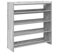 (grey sonoma, 81 cm/ 80 cm) vidaXL Shoe Rack Shoe Cabinet Shoe Storage Shelf Hall Cupboard Engineered Wood