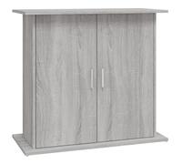 vidaXL Fish Tank Stand - Engineered Wood Aquarium Cabinet with Storage Compartments - Grey Sonoma - Modern Home Decor Piece Fits Most Tanks