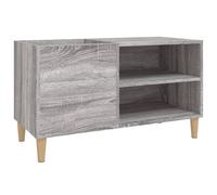 vidaXL Record Cabinet Grey Sonoma 84.5X38X48 Cm Engineered Wood, Grey