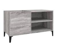 (grey sonoma, 84.5 x 38 x 48 cm) vidaXL Record Cabinet Office Vinyl Storage Cabinet Sideboard Engineered Wood