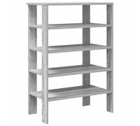 (grey sonoma, 87.5 cm) vidaXL Shoe Rack Old Wood 61x32x105 cm Engineered Wood shoe storage shoe shelf