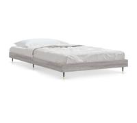 (grey sonoma, 90 x 190 cm) vidaXL Bed Frame Bedroom Platform Bed Frame Bedstead Bed Base Engineered Wood
