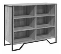 (grey sonoma, 91 x 35.5 x 74.5 cm) vidaXL Sideboard Storage Cupboard Cabinet Highboard Engineered Wood