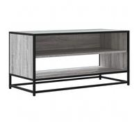 (grey sonoma, 91 x 40 x 46 cm) vidaXL TV Cabinet TV Stand Media TV Unit Engineered Wood and Metal