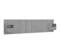 (grey sonoma, one drawer and one shelf) vidaXL Bed Headboard with Cabinets Bed Header Bed Cabinet Engineered Wood