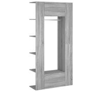 (Grey sonoma) vidaXL 1/2x Hallway Cabinets Engineered Wood Indoor Furniture Multi Colours