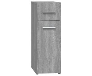 (grey sonoma) vidaXL Apothecary Cabinet Chipboard Home Storage Cabinet Set Multi Colours