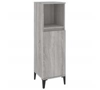 (grey sonoma) vidaXL Bathroom Cabinet Cupboard Washroom Storage Cabinet Engineered Wood