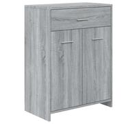Vidaxl Bathroom Cabinet Grey Sonoma 60X33X80 Cm Engineered Wood, Grey