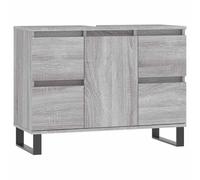 Bathroom Cabinet Vanity Unit Storage Cabinet Cupboard Engineered Wood vidaXL