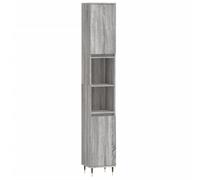 (grey sonoma) vidaXL Bathroom Cabinet Vanity Unit Highboard Grey Sonoma Engineered Wood
