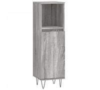 (grey sonoma) vidaXL Bathroom Cabinet Vanity Unit Storage Cabinet Cupboard Engineered Wood
