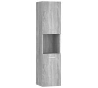 (Grey sonoma) vidaXL Bathroom Cabinet Washroom Storage Shelf Laundry Cabinet Engineered Wood