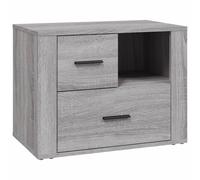 (Grey sonoma) vidaXL Bedside Cabinet Engineered Wood End Table Nightstand Multi Colours